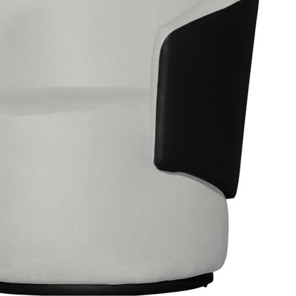 Imagem de Poltrona Beatriz Organica Tecido Suede Com Composê em material sintético Preto