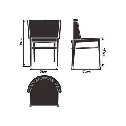 Imagem de Poltrona Belair Base Mel Várias Cores - Datelli Design