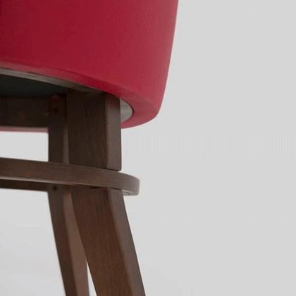 Imagem de Poltrona Belair Base Mel Várias Cores - Datelli Design