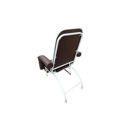 Poltrona Cadeira Hospitalar Reclinável 4 Posições Para Descanso e Acompanhante Standard Marrom - Metal Solution Imagem de Poltrona Cadeira Hospitalar Reclinável 4 Posições Para Descanso e Acompanhante Standard Marrom