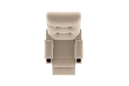 Imagem de Poltrona Columbia Retrátil/Reclinável porta copos Suede Capuccino - XFlex Sofás