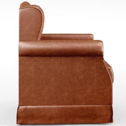 Imagem de Poltrona Com Balanço E Puff Elisa P02 material sintético Camel