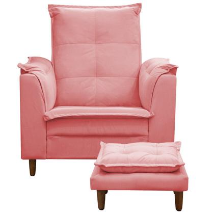 Imagem de Poltrona De Amamentação Com Puff Isabella Bellamado