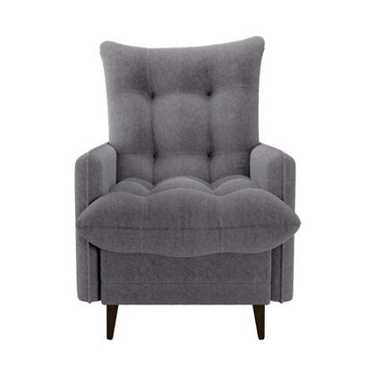 Imagem de Poltrona De Amamentação Com Puff Montreal Matrix Boucle Cinza