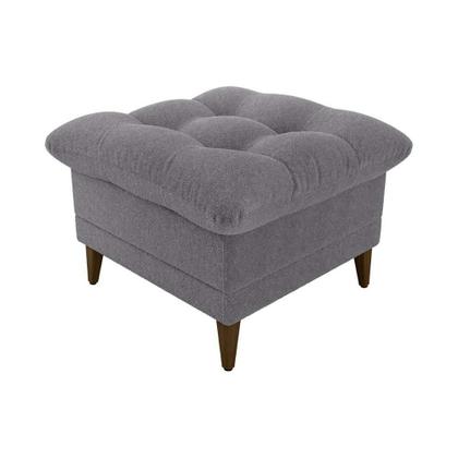 Imagem de Poltrona De Amamentação Com Puff Montreal Matrix Boucle Cinza