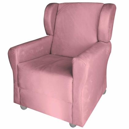 Imagem de Poltrona de Amamentar Estilo Retro Com Puff Pra os Pes Stella