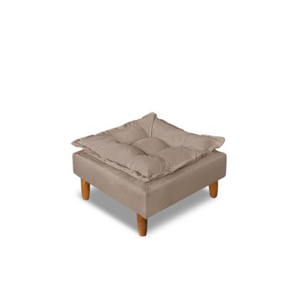 Imagem de Poltrona Decorativa Com Puff Para Leitura Confortável