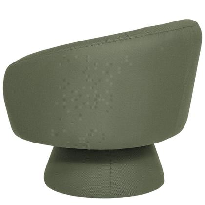 Imagem de Poltrona Decorativa Liz Base Fixa Linho Verde Claro - Nexta Casa