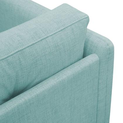 Imagem de Poltrona Decorativa Luxo Para Sala Recepção Consultório Escritório Aviv Linho Premium