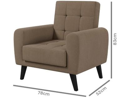 Imagem de Poltrona Decorativa Matrix Lívia