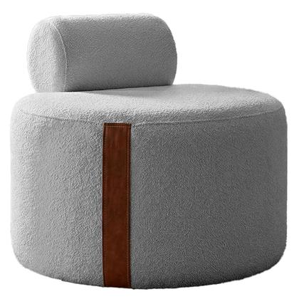 Imagem de Poltrona Decorativa Orgânica Erica Luxo Para Sala Bouclê