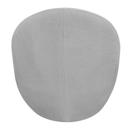 Imagem de Poltrona Decorativa Orgânica Kaira Base Fixa Bouclé Cinza Claro - Nexta Casa