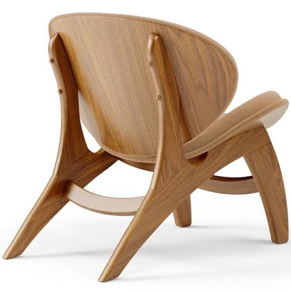 Imagem de Poltrona Decorativa Orgânica Sala Living Kadosh L02 Bouclê Mostarda - Lyam Decor