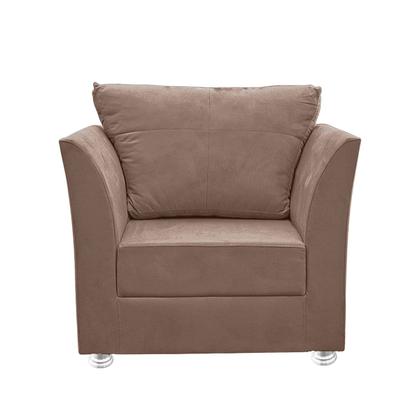 Imagem de Poltrona Decorativa para Sala e Quarto Lisboa Suede