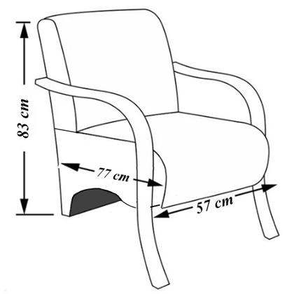 Imagem de Poltrona Decorativa Predoli Braço Aluminio Suede Bege Recepção Sala Quarto Salão de Cabelereiro