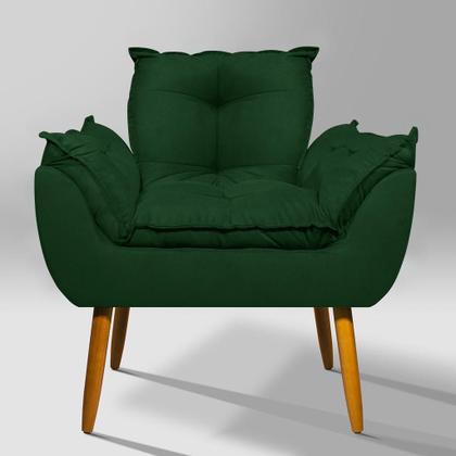 Imagem de Poltrona Decorativa Recepção Luxo 12 Cores - Pés Palito