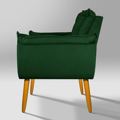 Imagem de Poltrona Decorativa Recepção Luxo 12 Cores - Pés Palito