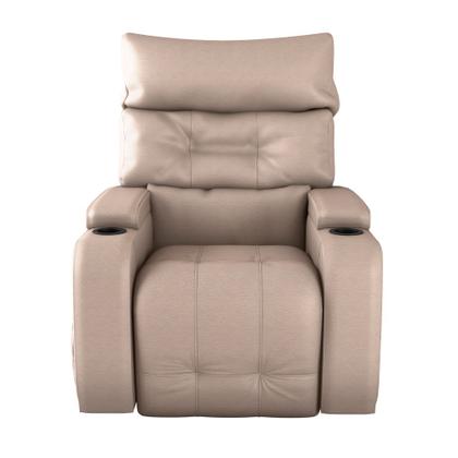 Imagem de Poltrona do Papai Cris 84cm Giratória Balanço Reclinável Manual material sintético Bege - Sallar Home