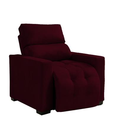 Imagem de Poltrona do Papai e Mamae Reclinavel Com Apoio Pros Pes Soft Madri Luxo Encosto com 4 Regulagens