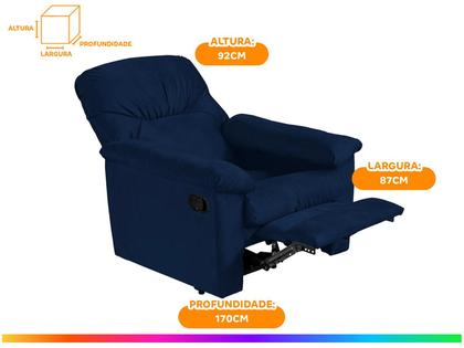 Imagem de Poltrona do Papai Luxo Premium Reclinavel Audi Matrix