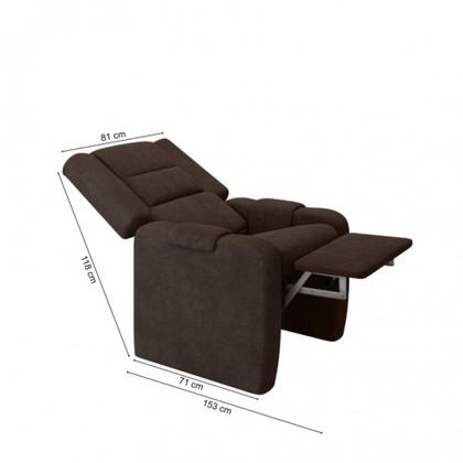 Imagem de Poltrona do Papai Monica em Veludo Just time