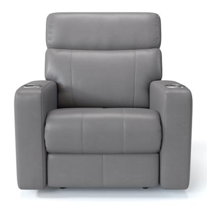 Imagem de Poltrona do Papai Reclinável Elétrica Em Material Sintético Importado Com Massagem - Modelo Eames Damie