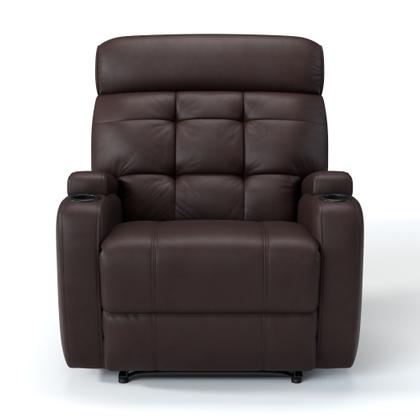 Imagem de Poltrona do Papai Reclinável Elétrica Em material sintético Importado - Modelo Florença Damie