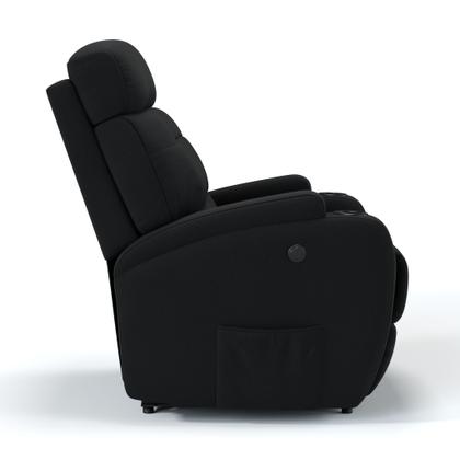 Imagem de Poltrona do Papai Reclinável Elétrica em Tecido Linho  - Modelo Florença Damie