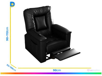 Imagem de Poltrona do Papai Reclinável Elétrica Moderna Matrix Porsche