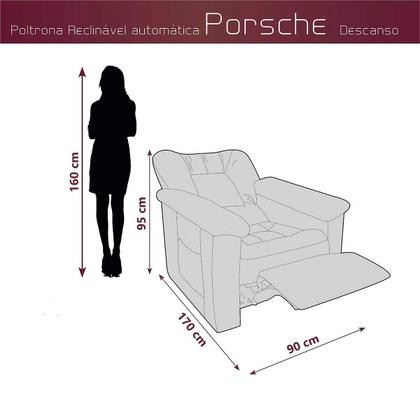 Imagem de Poltrona Do Papai Reclinável Elétrica Porshe Matrix