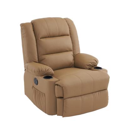 Poltrona do Papai Reclinavel Elétrica Porto Korin Premium Caramelo - Gil Móveis Imagem de Poltrona do Papai Reclinavel Elétrica Porto Korin Premium Caramelo