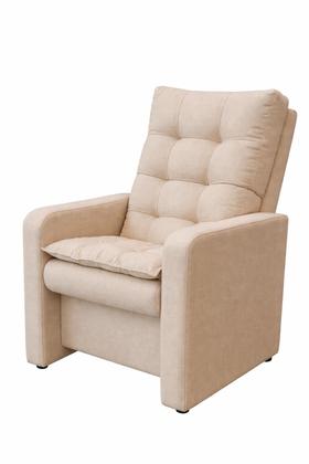 Imagem de Poltrona do Papai Reclinável Linho Luxo Premium Escritório Sala Recepção Cadeira