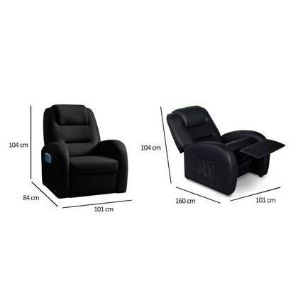 Imagem de Poltrona do Papai Reclinável Luxobel Colonus Two Way Courano Bege - Probel