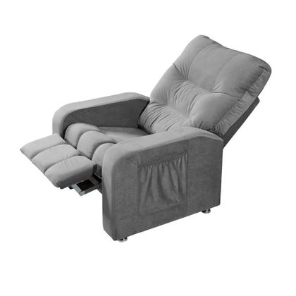 Imagem de Poltrona do Papai Reclinável Maldivas Suede Cinza Speciale Home