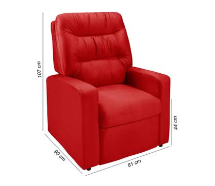 Imagem de Poltrona do Papai Reclinável Paris Suede
