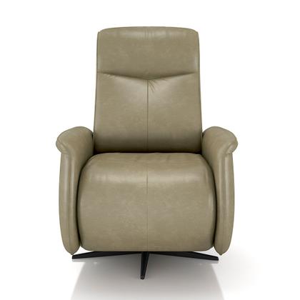 Imagem de Poltrona do Papai Reclinável Power Elétrica Anakin Base Estrela Giratória USB Couro Capuccino G76 - Gran Belo