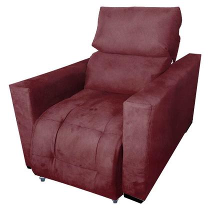 Imagem de Poltrona do Papai Retrátil e Reclinável Madri Bordo