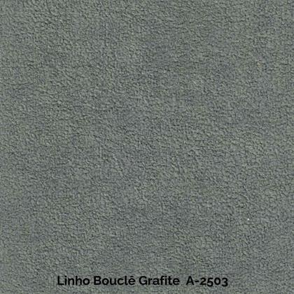 Imagem de Poltrona e Puff Lis em Linho com Base de Madeira