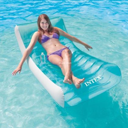 Imagem de Poltrona Espreguiçadeira Inflável Refrescante Splash Lounge 56874 INTEX