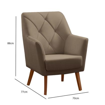 Imagem de Poltrona Grécia em Madeira Eucalipto Movellu Home