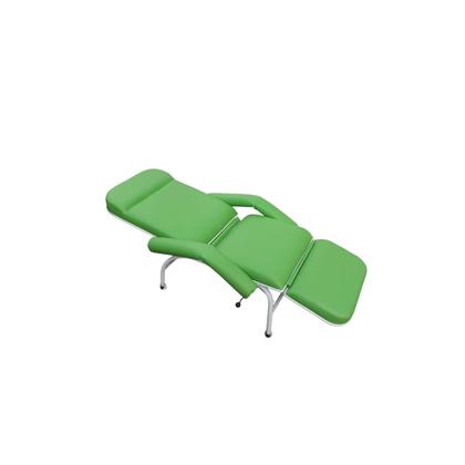 Imagem de Poltrona Hospitalar Luxo Reclinável 4 Posições Descanso Verde Bandeira