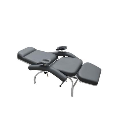 Imagem de Poltrona Hospitalar Reclinável Para Coleta e Hemodiálise Comfort Preta
