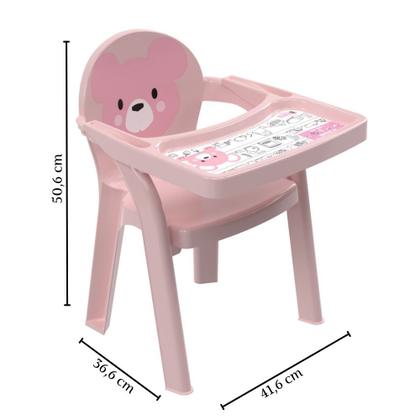 Imagem de Poltrona infantil com bandeja ursa Plasutil ref. 16712