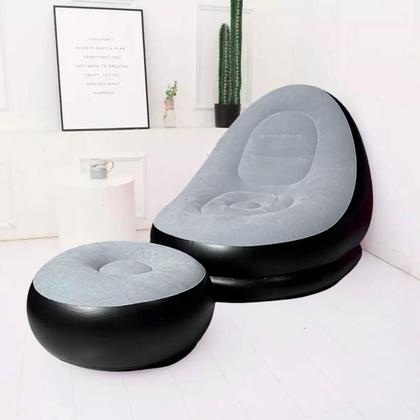 Imagem de Poltrona Inflável Portátil Tipo Banana C/ Alça