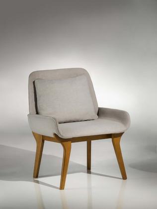 Imagem de Poltrona Lavínia Base Champagne Várias Cores - Datelli Design