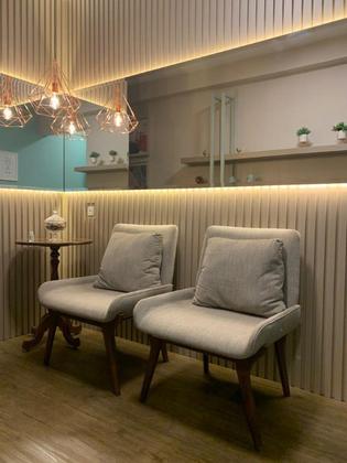 Imagem de Poltrona Lavínia Base Champagne Várias Cores - Datelli Design