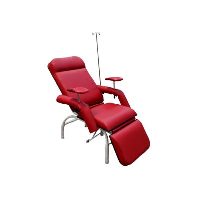 Poltrona Luxo Hospitalar Reclinável Simultânea Coleta Com Suporte de Soro Vermelha - Metal Solution Imagem de Poltrona Luxo Hospitalar Reclinável Simultânea Coleta Com Suporte de Soro Vermelha