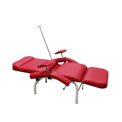 Poltrona Luxo Hospitalar Reclinável Simultânea Coleta Com Suporte de Soro Vermelha - Metal Solution Imagem de Poltrona Luxo Hospitalar Reclinável Simultânea Coleta Com Suporte de Soro Vermelha