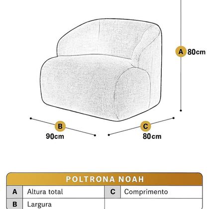 Imagem de Poltrona Luxo Madeira Maciça Eucalipto Noah