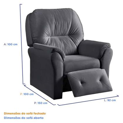 Imagem de Poltrona Malu Reclinável com Massageador Takei